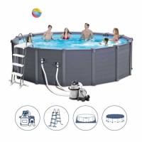 Басейн с конструкция 478x124cм INTEX 28382 GRAPHITE ЅUРЕR-ТОUGН
